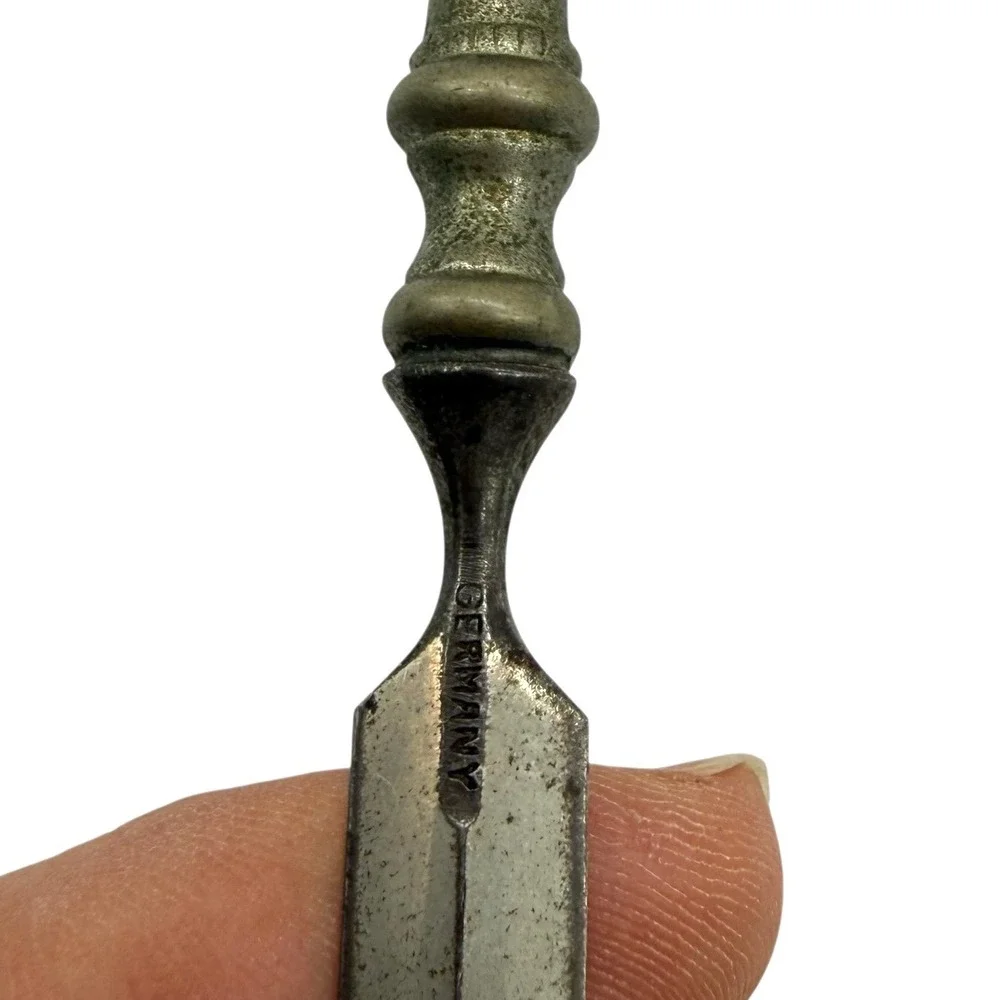 Vintage Letter Opener‎ Dragon Claw Carnelian Gemstone Germany Desk Accessory